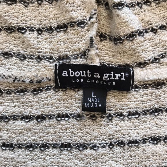 About a Girl SOFT Sleeveless Hoodie Drape Front Cardigan sz Lg Boho Lagenlook - Picture 2 of 6